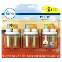 Febreze Plug Scented Oil Refill, Hawaiian Aloha, 3 count