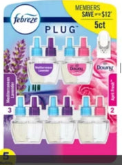 Febreze Plugs Air Freshener Refills (various scents)