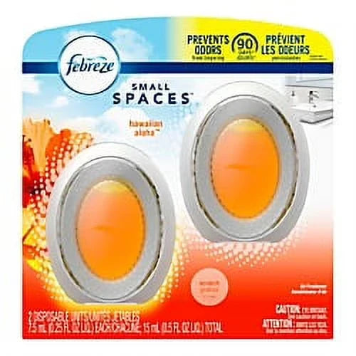 Febreze Small Spaces Air Fresheners Hawaiian Aloha (Pack of 3)