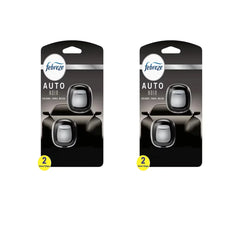 Febreze Vent Clip Car Air Freshener, Odor Eliminator, AUTO Noir Scent, 2 CLIPS, 2 Packs