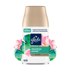 Glade Automatic Spray Air Freshener Refill, Dewdrop Petals, 6.2oz 1pk