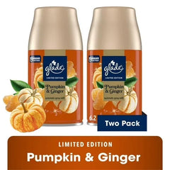 Glade® Automatic Spray Air Freshener Refill, Pumpkin & Ginger Fall Scent, 6.2oz., 2 Count