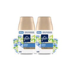 Glade Automatic Spray Refill, Air Freshener, Clean Linen®, 2 Refills, 2 x 6.2 oz