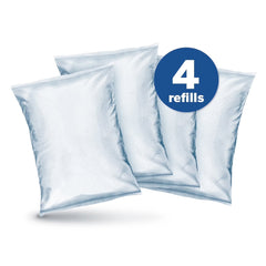 HUMYDRY Moisture Absorber Refills for 15.9 Oz Dehumidifier Device, Pack of 4 Unscented Humidity Absorber Bags, Non Electric Humidity Absorber For Home Closets Bathrooms RVs and Medium Enclosed Spaces