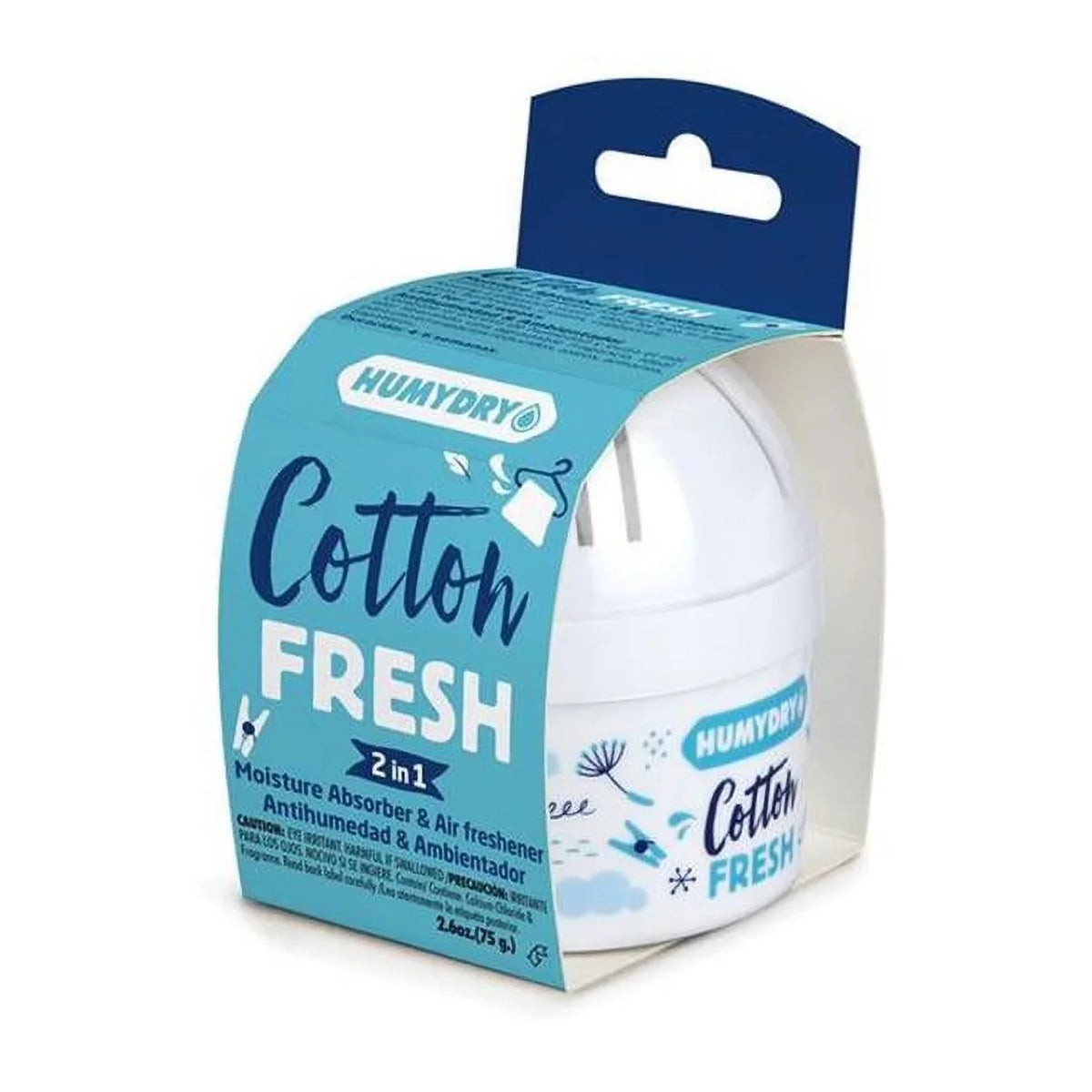 Humydry Mini Moisture Absorber & Air Freshener, Cotton Fresh, Reusable