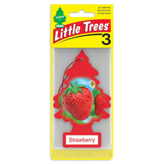 Little Trees Air Freshener Strawberry Fragrance 3-Pack
