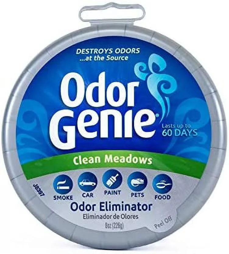 Odor Genie Odor Eliminator with Clean Meadows Fragrance, 8 oz. – Neutralizes Unpleasant Smells and Odors, for Indoor Use