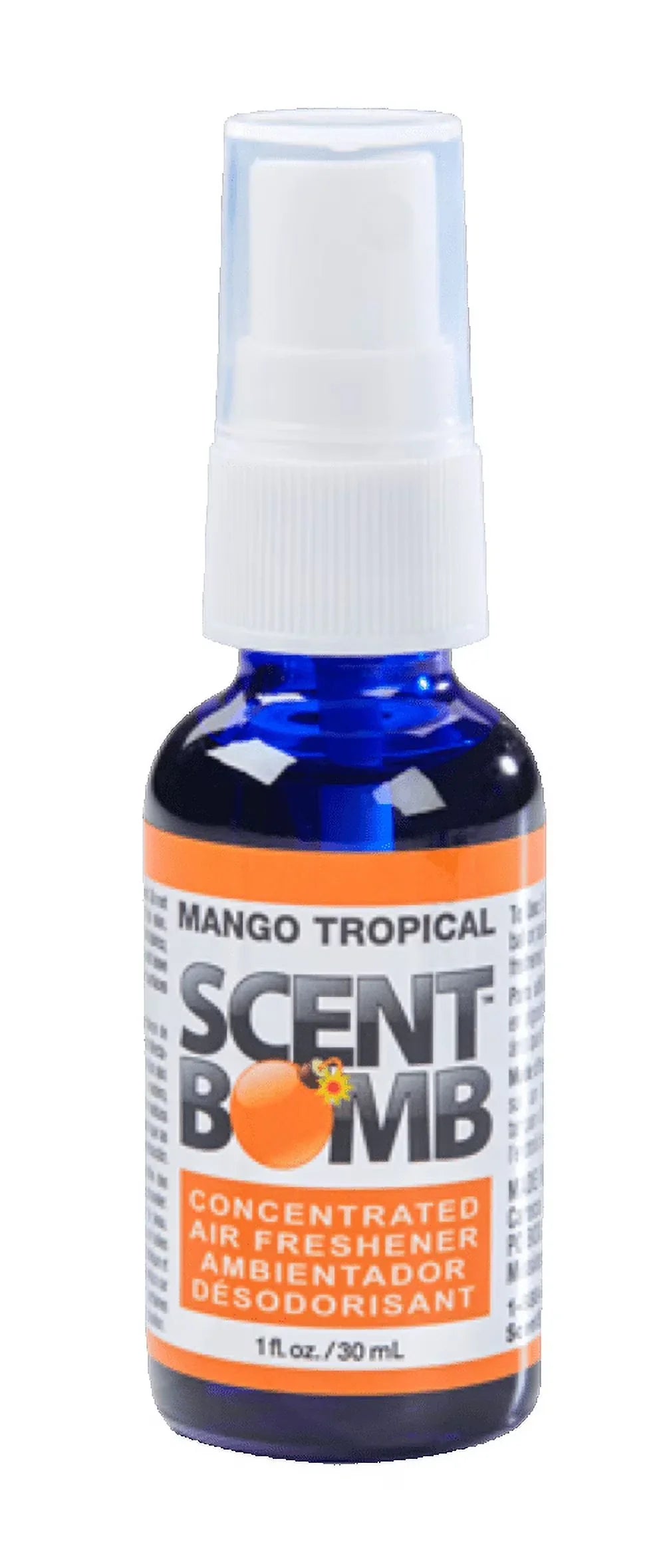 Scent Bomb Mango Tropical Scent Spray Air Freshener, 1 oz.