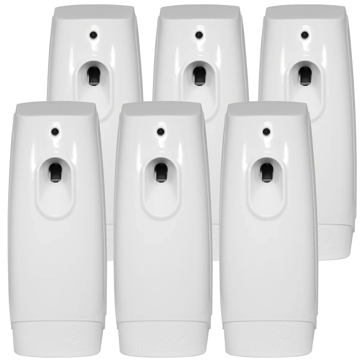 TimeMist White Settings Metered Dispenser Air Care System - (Case of 6) - 1047809 - Classic Metered Aerosol Fragrance Dispenser Keeps Your Spaces Smelling Fresh, Clean & Healthy