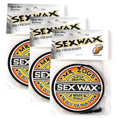 Sex Wax Long-Lasting Automotive Air Fresheners, Coconut, (3 Pack)