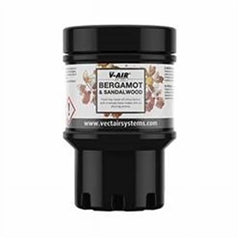 Vectair Systems V-SOLID BERG V-Air Solid Multi-Phasing Air Freshener Bergamot & Sandalwood, Case of 6