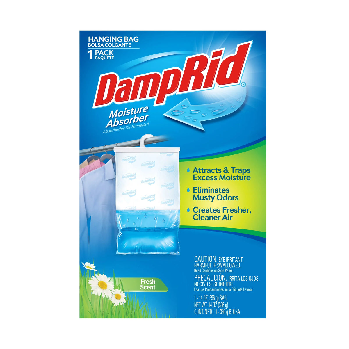 WM Barr Hanging Moisture Absorber Dehumidifier - Eliminates Musty Odors