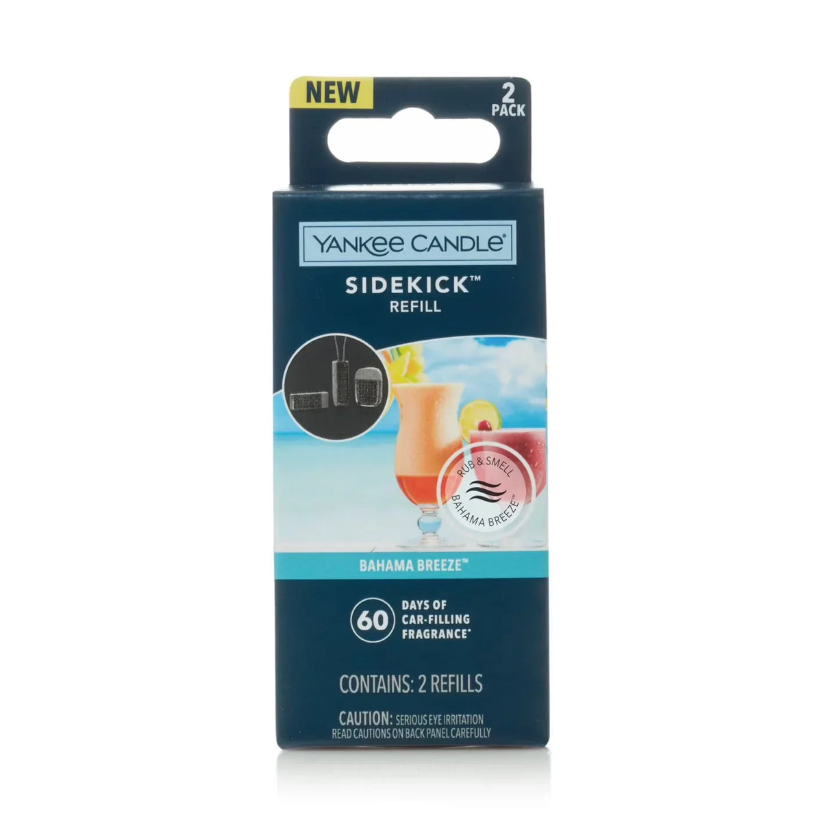Yankee Candle® Sidekick™ Collection Vent Clip Mirror Pendant Leaf Design Kit, Pink Sands